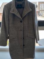 Zgan Barbara Lebek wollen jas - maat M grijs/brui n geruit, Kleding | Dames, Jassen | Winter, Maat 38/40 (M), Ophalen of Verzenden