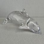 Kristallen dolfijn – helder glas – elegant decoratief beeld, Ophalen of Verzenden, Zo goed als nieuw, Dier