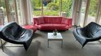 Montis vlinderfauteuil zwart leer, Ophalen of Verzenden