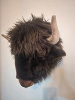 Knuffel dierenkop buffel voor aan muur, Ophalen of Verzenden, Zo goed als nieuw, Wanddecoratie