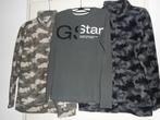 G-Star Shirt en 2 Fleece Jacks maat S, Kleding | Heren, Overige Herenkleding, Ophalen of Verzenden, Zo goed als nieuw, G-STAR