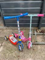 2 kinderstepjes spiderman en minnie, Fietsen en Brommers, Steps, Ophalen, Gebruikt, Gewone step