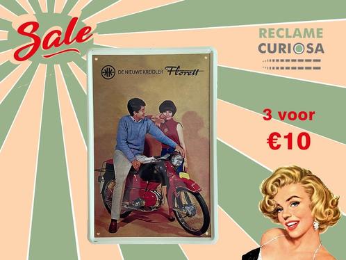 Reclamebord Kreidler Florett 20x30, Verzamelen, Merken en Reclamevoorwerpen, Zo goed als nieuw, Reclamebord, Ophalen of Verzenden