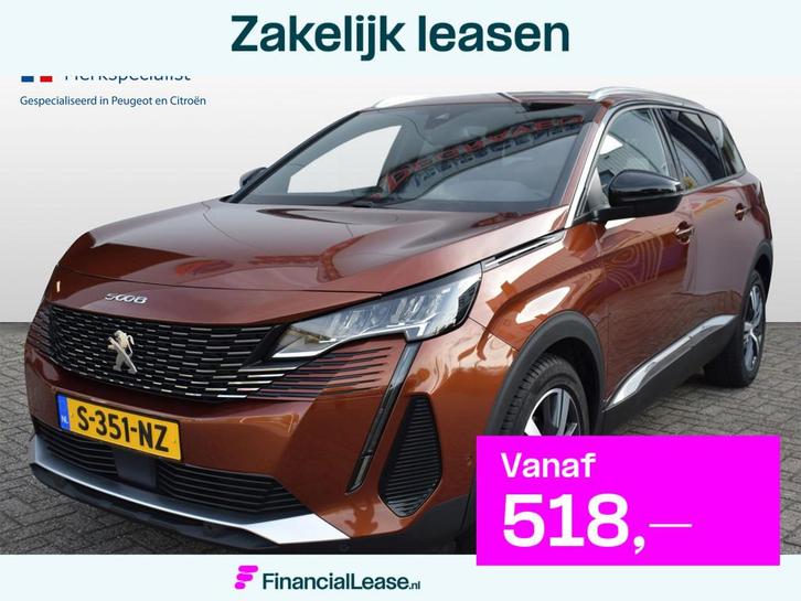 Peugeot 5008 1.2 130PK Allure | Trekhaak | Automaat | 7-pers, Auto's, Peugeot, Bedrijf, Lease, Financial lease, ABS, Achteruitrijcamera