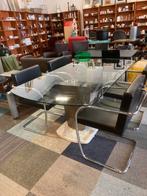 Buisframe eetkamerstoelen, Huis en Inrichting, Stoelen, Ophalen, ., Zo goed als nieuw, .