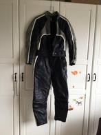 Leren motor -pak 2 delig broek en jas, Combipak, Tweedehands