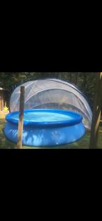 Zwembad met sunnytent, Ophalen, Gebruikt, 80 tot 120 cm, Rond