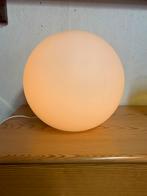 Lamp vintage jaren 70 glazen bol artimide stijl tafellamp., Ophalen of Verzenden, Zo goed als nieuw, Minder dan 50 cm