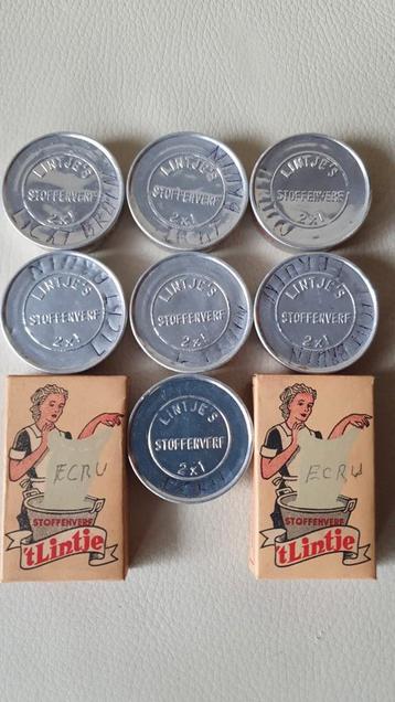Vintage Lintjes Stoffenverf - Diverse Kleuren beschikbaar voor biedingen