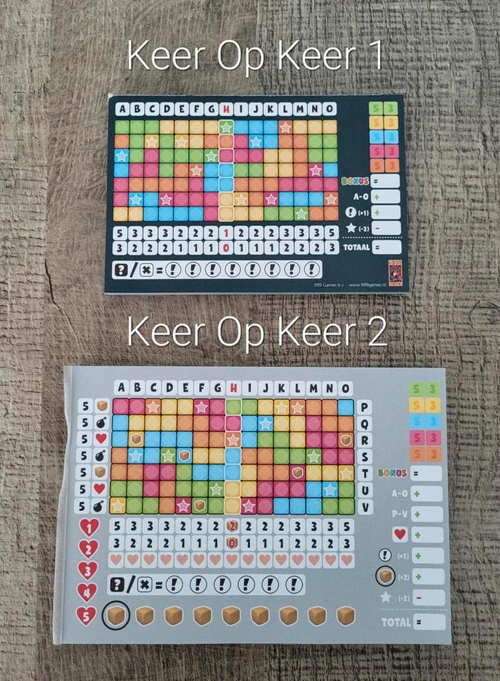 Scoreblaadjes geplastificeerd - Keer op Keer, Clever, Hobby en Vrije tijd, Gezelschapsspellen | Overige, Nieuw, Ophalen of Verzenden