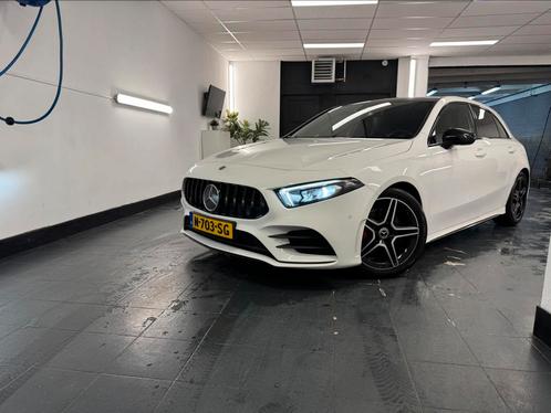 Mercedes-Benz A-Klasse  Amg A 220 190pk 7G-DCT 2019 Wit, Auto's, Mercedes-Benz, Bedrijf, A-Klasse, 360° camera, ABS, Achteruitrijcamera