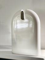 Vintage Sicart Italy Pino Spagnolo Vaas, Huis en Inrichting, Woonaccessoires | Vazen, Gebruikt, Wit, Aardewerk of Porselein, Ophalen of Verzenden