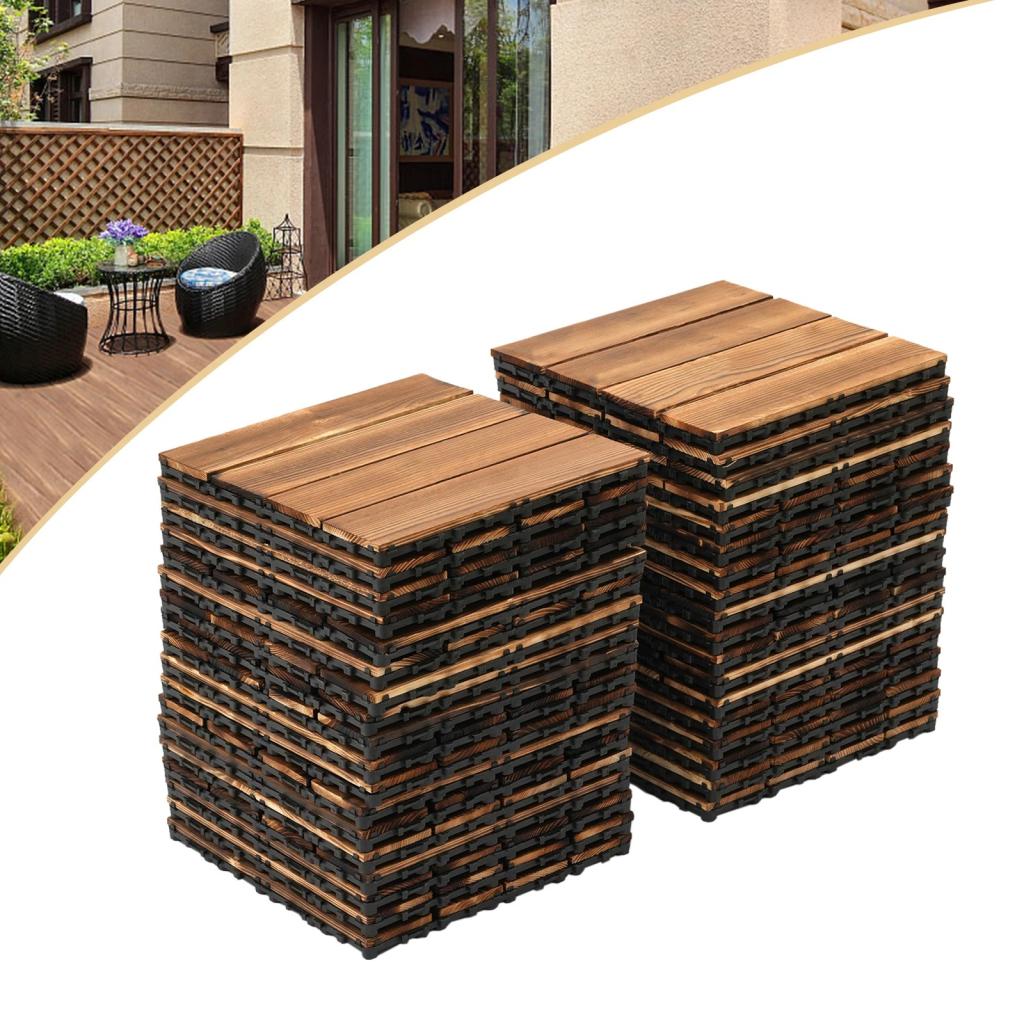 36 x Acacia houten Terrastegels 30x30 cm, Tuin en Terras, Tegels en Klinkers, Niet ingevuld, Verzenden, Niet ingevuld, Nieuw