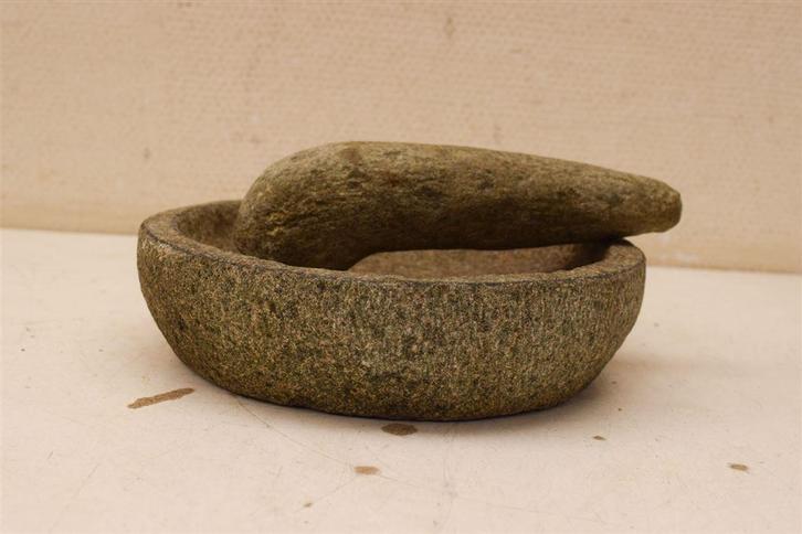 Vijzel met stamper 48387, Huis en Inrichting, Keuken | Keukenbenodigdheden, Gebruikt, Ophalen of Verzenden