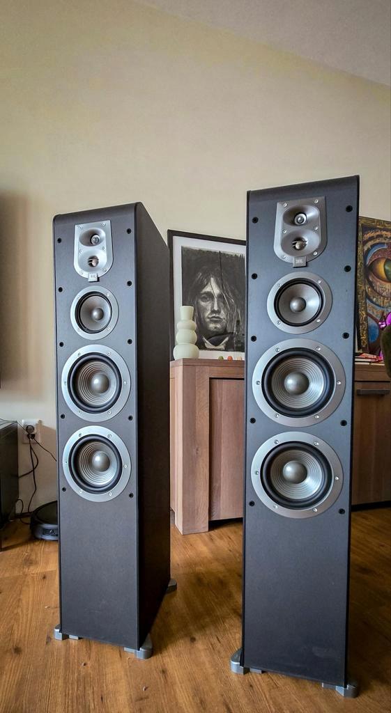JBL ES80 Speakers - Set van 2, Audio, Tv en Foto, Luidsprekers, Gebruikt, Front, Rear of Stereo speakers, 120 watt of meer, JBL