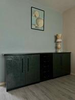 Donker groen dressoir, Huis en Inrichting, Kasten | Dressoirs, Ophalen, Gebruikt, 25 tot 50 cm, 200 cm of meer