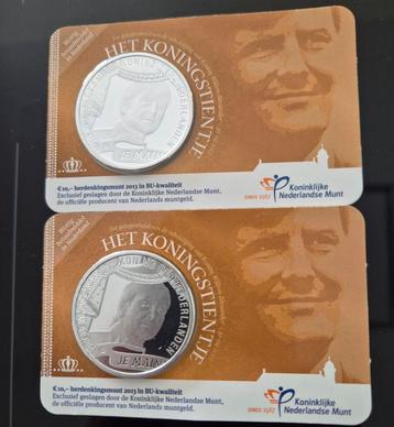 Coincard 2013 € 10 Het Koningstientje BU beschikbaar voor biedingen