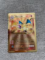 Pokemon Celebrations Charizard Gold Metal Premium 4/102, Hobby en Vrije tijd, Verzamelkaartspellen | Pokémon, Ophalen of Verzenden