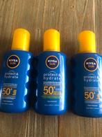 3x Nivea Sun protect & hydrate 50+, Ophalen, Nieuw, Zonnebrand of After Sun
