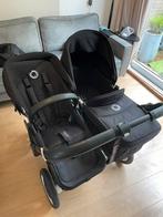 Bugaboo Donkey Duo2 All Black, Ophalen, Zo goed als nieuw, Kinderwagen of Buggy