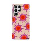 Sunset Glow - Samsung Galaxy S22 Ultra Hoesje - BURGA ELITE, Ophalen of Verzenden, Zo goed als nieuw, Overige modellen, Frontje of Cover