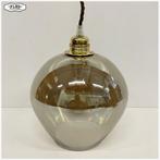 Qazqa hanglamp, rookglas, bol Lamp meerdere op voorraad, Nieuw, Ophalen of Verzenden, Glas, Nb