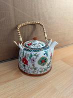 Clayre & Eef Zo goed als nieuwe theepot met bloemmotief, Ophalen, Zo goed als nieuw