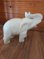 Marmeren Olifant Beeld, Verzamelen, Ophalen of Verzenden, Zo goed als nieuw, Dier