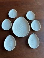 Vake petit four set biscuitporselein heinrich & co, Antiek en Kunst, Ophalen of Verzenden