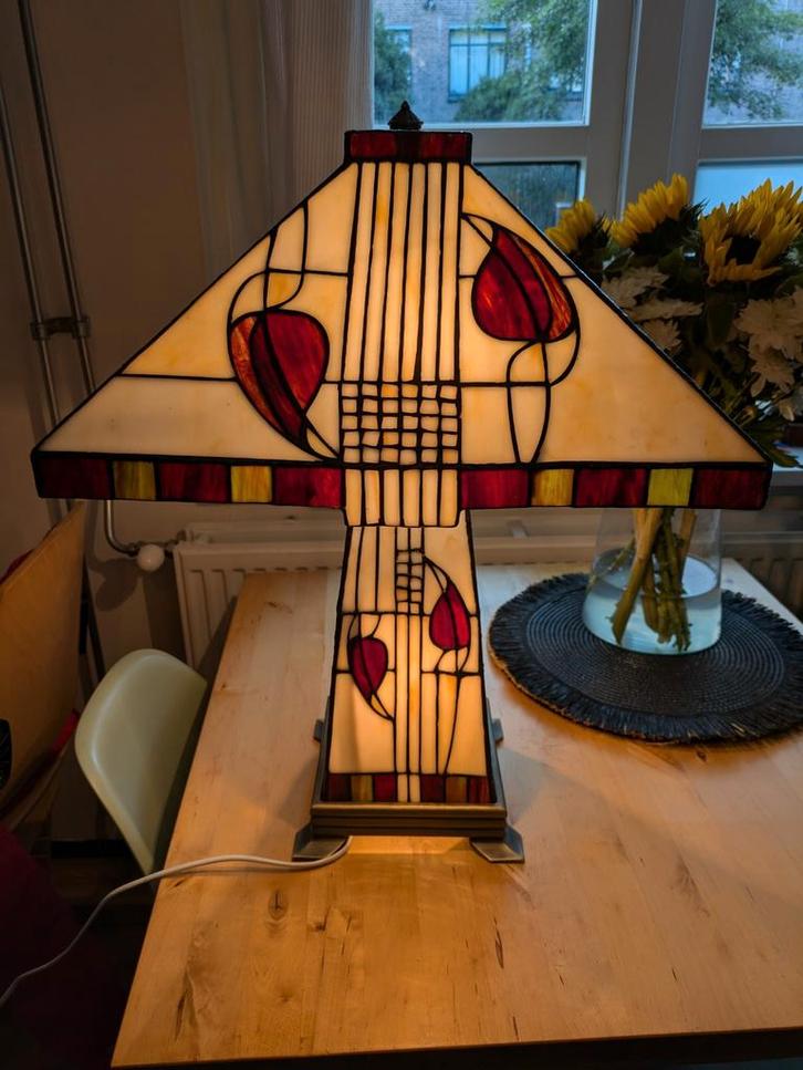 Tiffany Lamp - Prachtige Art Nouveau Stijl, Antiek en Kunst, Antiek | Lampen, Ophalen of Verzenden