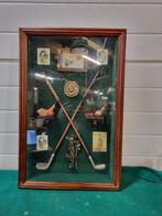 golf vitrine  met glas, Huis en Inrichting, Woonaccessoires | Overige, Ophalen of Verzenden, 'T Olde Gre-j, Info@toldegrej.nl
