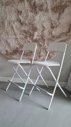 Inklapbare barkrukken - handig & compact!, Ophalen, Twee, Wit, Zo goed als nieuw