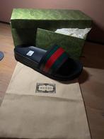 Gucci slippers badslippers slides, Kleding | Heren, Schoenen, Ophalen of Verzenden, Zo goed als nieuw, Zwart