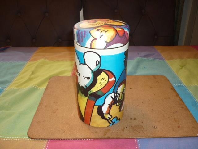 Mooie HERMAN BROOD beschuitblik in zeer goede staat, Verzamelen, Blikken, Zo goed als nieuw, Beschuit, Ophalen of Verzenden