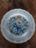 Gedenkbord Koningin Wilhelmina 1898-1948 Gouda, Antiek en Kunst, Ophalen of Verzenden