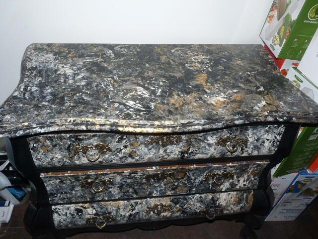 Buikkastje incl bankje., Huis en Inrichting, Kasten | Ladekasten, Gebruikt, Minder dan 100 cm, 50 tot 100 cm, 25 tot 50 cm, 3 of 4 laden