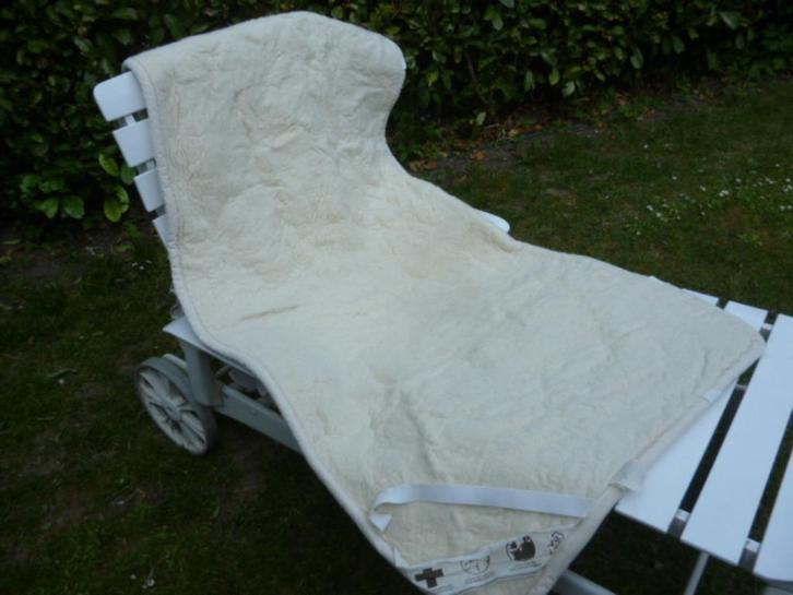 wollen  winter onderdeken Merinowol 180x80 cm 1pers, Huis en Inrichting, Slaapkamer | Beddengoed, Zo goed als nieuw, Deken of Dekbed