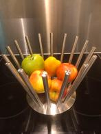 t.k.Zack Germany RVS fruitmand theelicht wijnfleshouder, Ophalen, Zo goed als nieuw, Rechthoekig, Overige materialen