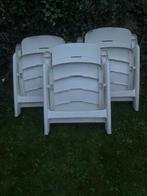 Tuinstoelen - 3 stuks - Kunststof, Ophalen of Verzenden, Gebruikt, Kunststof, Inklapbaar