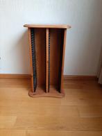 Houten CD Opbergrek voor 60 CD's, Ophalen, Zo goed als nieuw, 25 tot 75 discs, Cd's