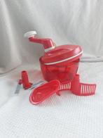 Quickchef tupperware (alleen verzenden!), Huis en Inrichting, Keuken | Tupperware, Verzenden, Zo goed als nieuw, Rood, Overige typen