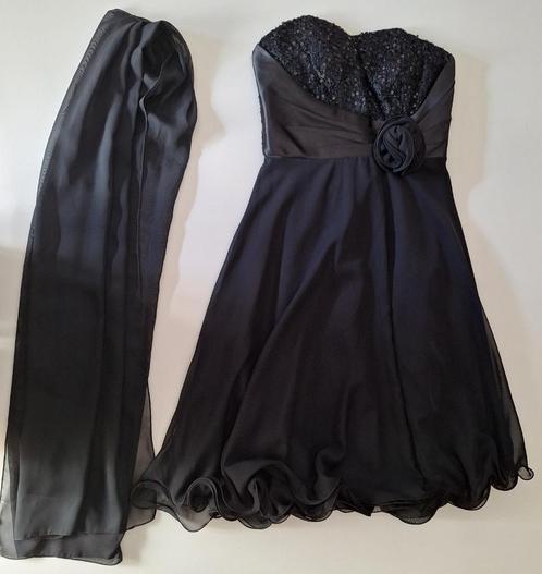 Jurk, Kleding | Dames, Gelegenheidskleding, Zo goed als nieuw, Maat 36 (S), Zwart, Ophalen of Verzenden