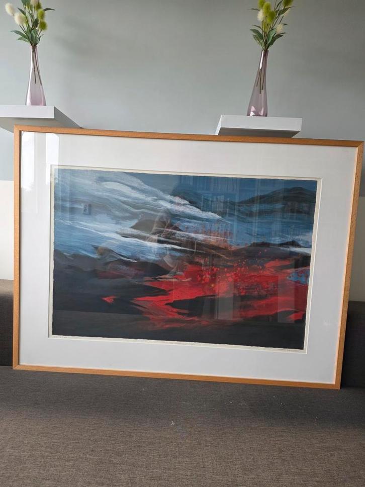 'From the Underworld' ingelijst van Mattie Schilders, Antiek en Kunst, Kunst | Etsen en Gravures, Ophalen