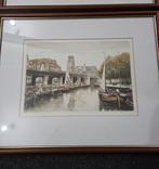 3 kleurenetsen A. Wieringa Rotterdam, Antiek en Kunst, Ophalen