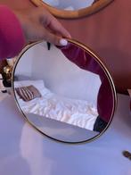 Gouden Spiegel - Zo Goed Als Nieuw - 30cm, Huis en Inrichting, Woonaccessoires | Spiegels, Minder dan 50 cm, Rond, Ophalen of Verzenden