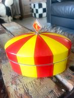 Vintage bolletje circus koekblik zgan, Verzamelen, Blikken, Ophalen, Zo goed als nieuw, Bolletje