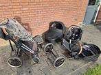 Cybex Priam kinderwagen zwart-zilver met accessoires, Kinderen en Baby's, Kinderwagens en Combinaties, Gebruikt, Verstelbare duwstang
