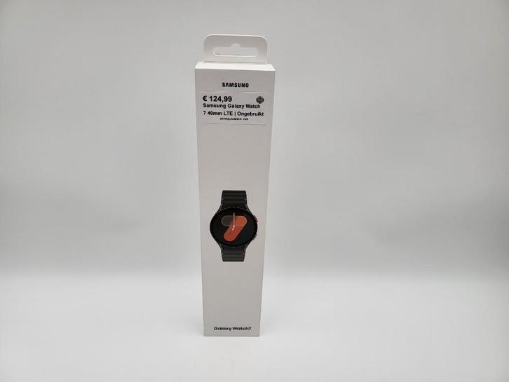 Samsung Galaxy Watch 7 40mm LTE | Ongebruikt, Sieraden, Tassen en Uiterlijk, Sporthorloges, Nieuw, Android, Zwart, Ophalen of Verzenden