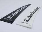 Rickenbacker headstock cover zwart of wit met opgellegde let, Nieuw, Elektrische gitaar, Ophalen of Verzenden