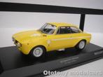 Alfa Romeo GTA 1300 Junior 1971 Yellow 1/18 Minichamps, Hobby en Vrije tijd, Modelauto's | 1:18, Ophalen of Verzenden, Nieuw, Auto